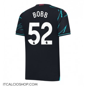 Manchester City Oscar Bobb #52 Terza Maglia 2023-24 Manica Corta